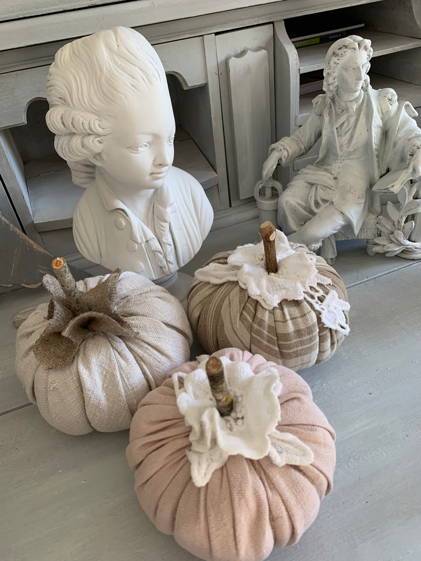 Petites Citrouilles en Tissu