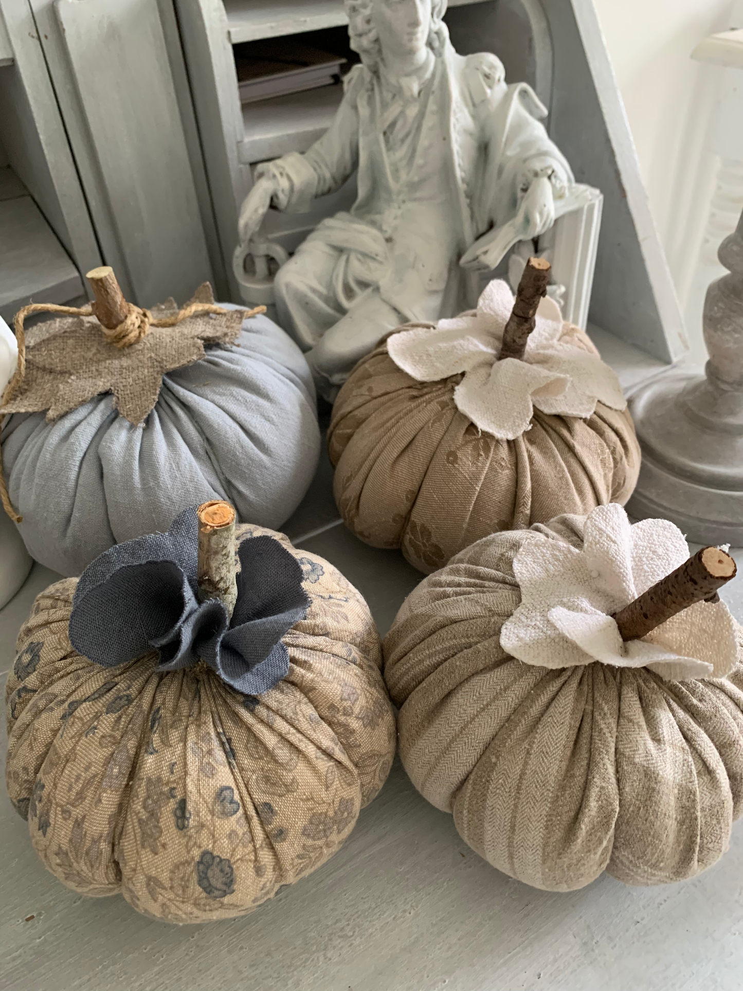 Petites Citrouilles en Tissu