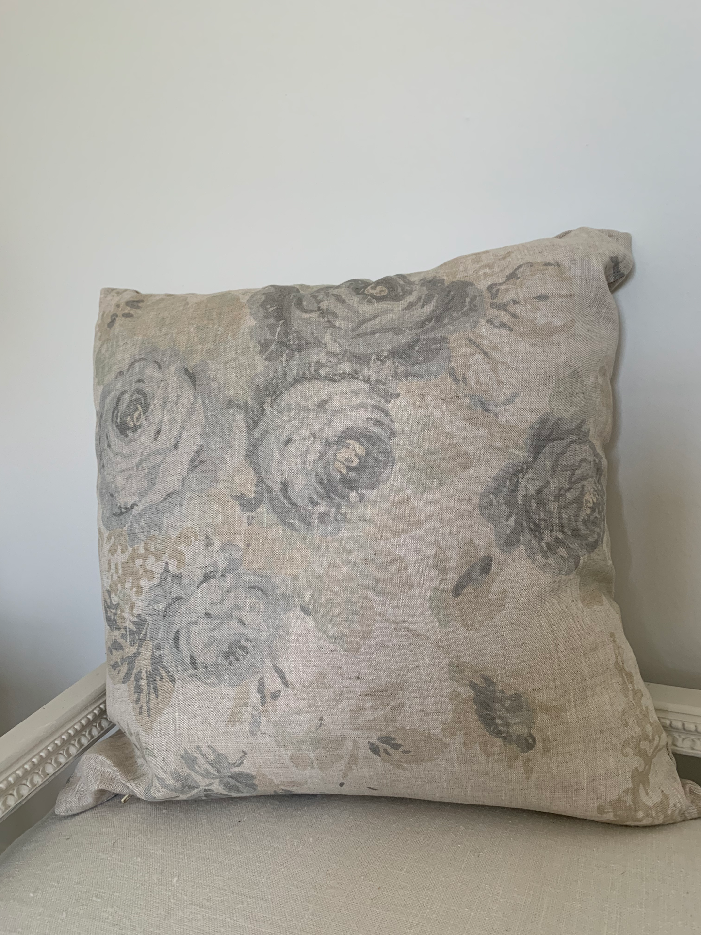 Coussin en lin anglais