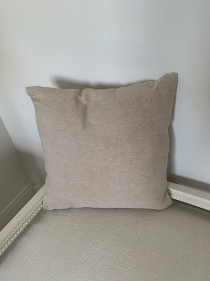 Coussin en lin anglais