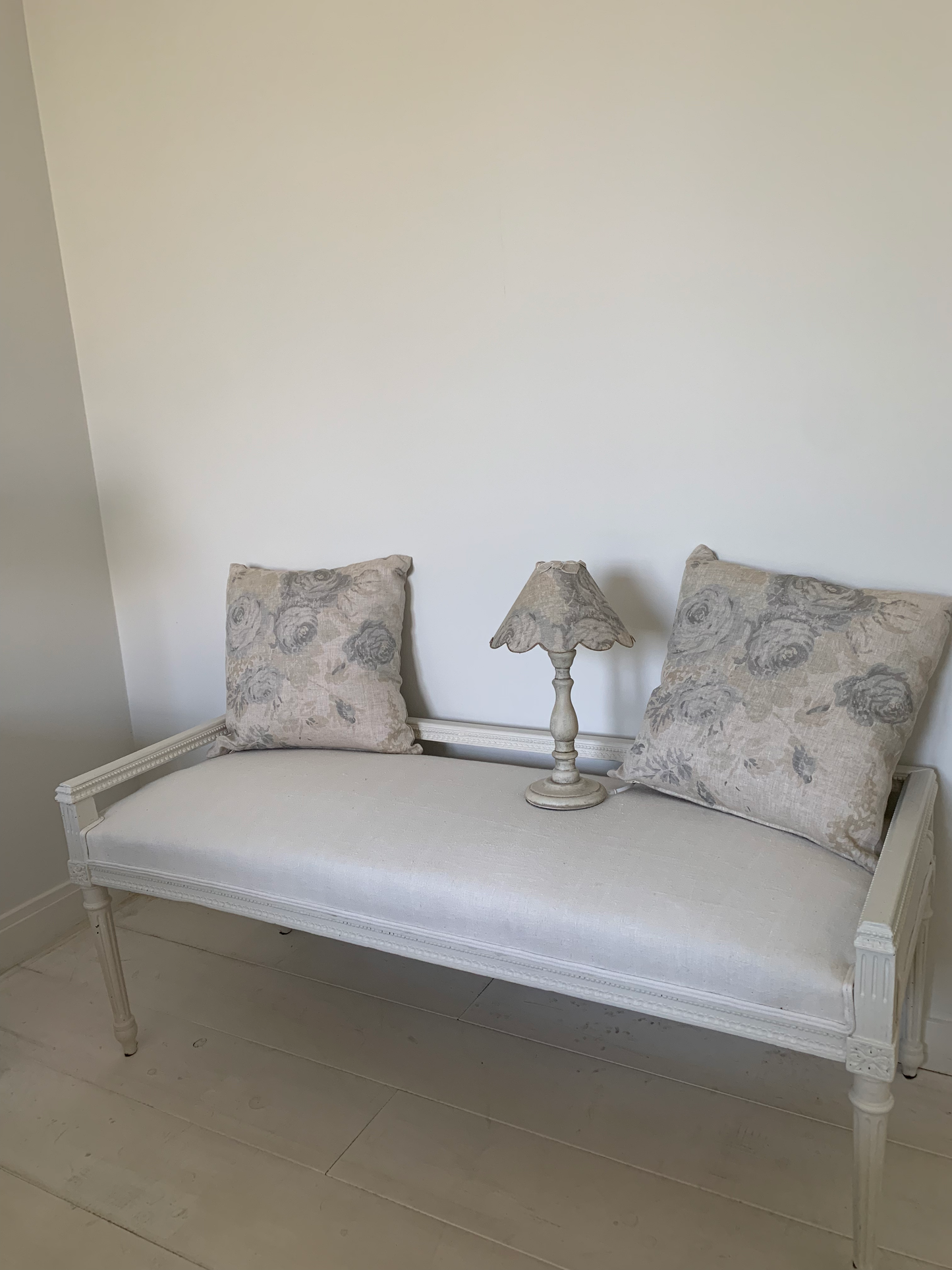 Coussin en lin anglais