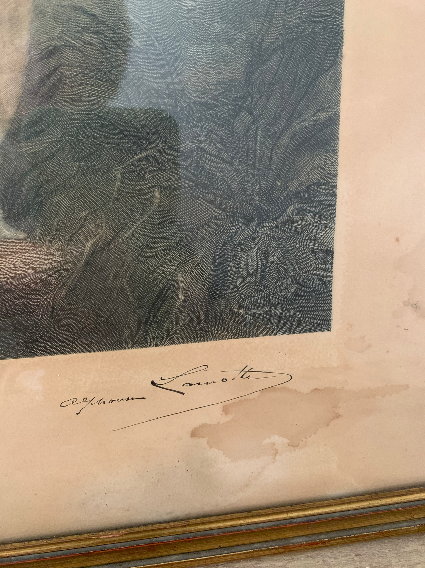 Gravure à l’Eau-forte du 19ème Siècle