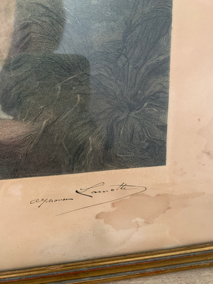 Gravure à l’Eau-forte du 19ème Siècle